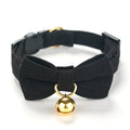 Petiry Plaid Corduroy Cat Collar with Bell and Breakaway Clasp