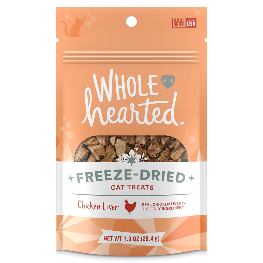 WholeHearted Chicken Liver Freeze-Dried Cat Treats 1 oz.