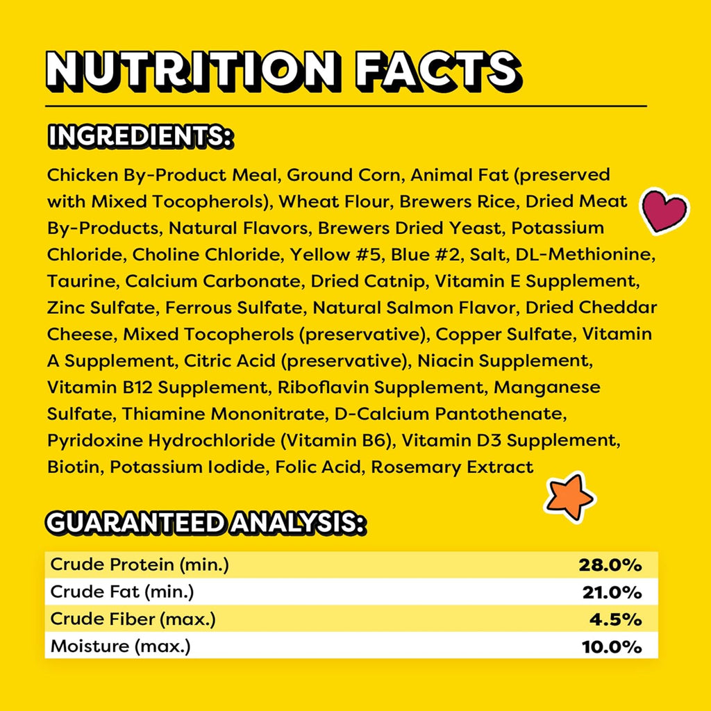 Cat Treats, Classic Crunchy and Soft Cat Treats, Blissful Catnip Flavor, Catnip Treats, 16 Oz. Tub