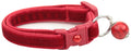 Soft Red Velvet Cat Collar