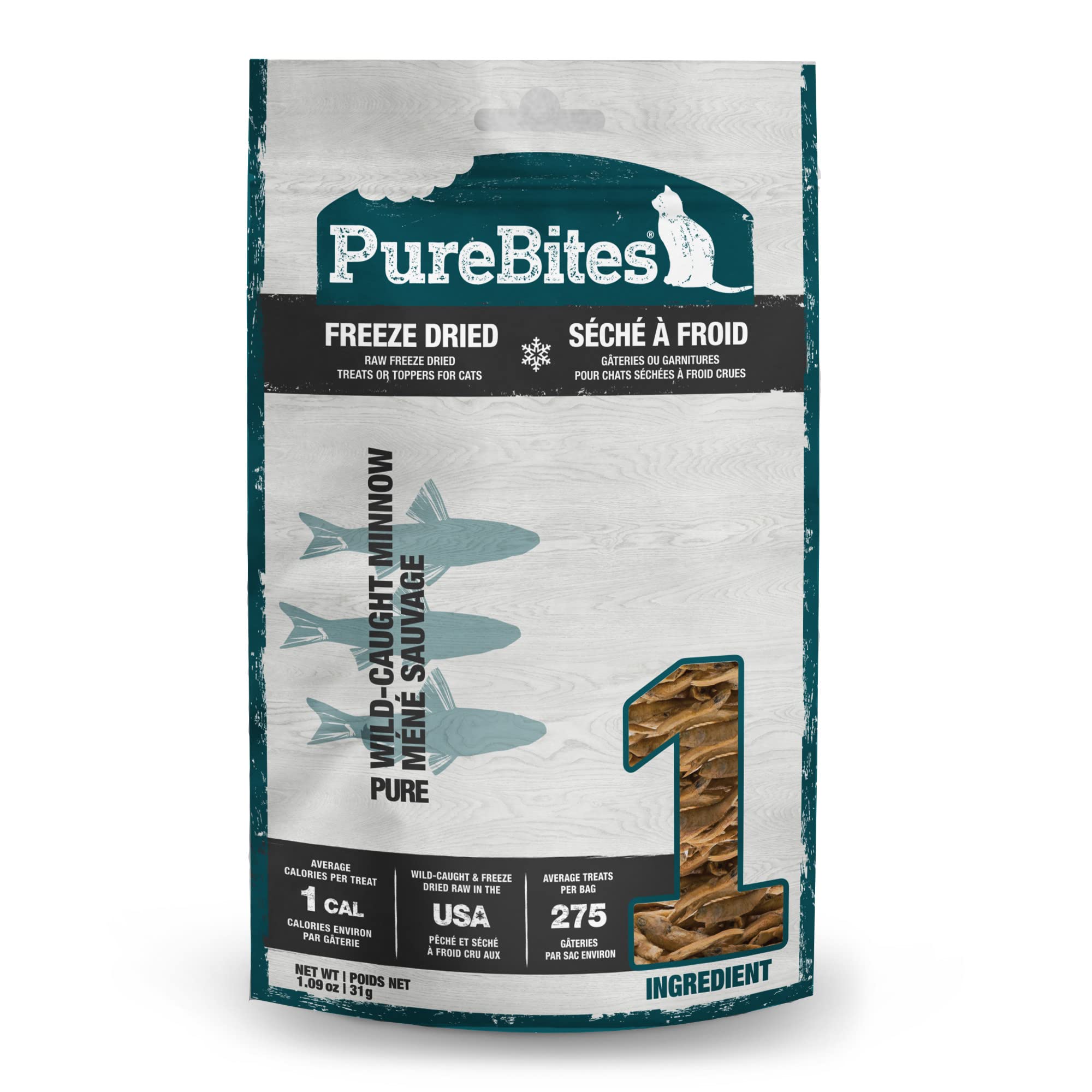 PureBites Minnow Essence Cat Treats 1.09oz