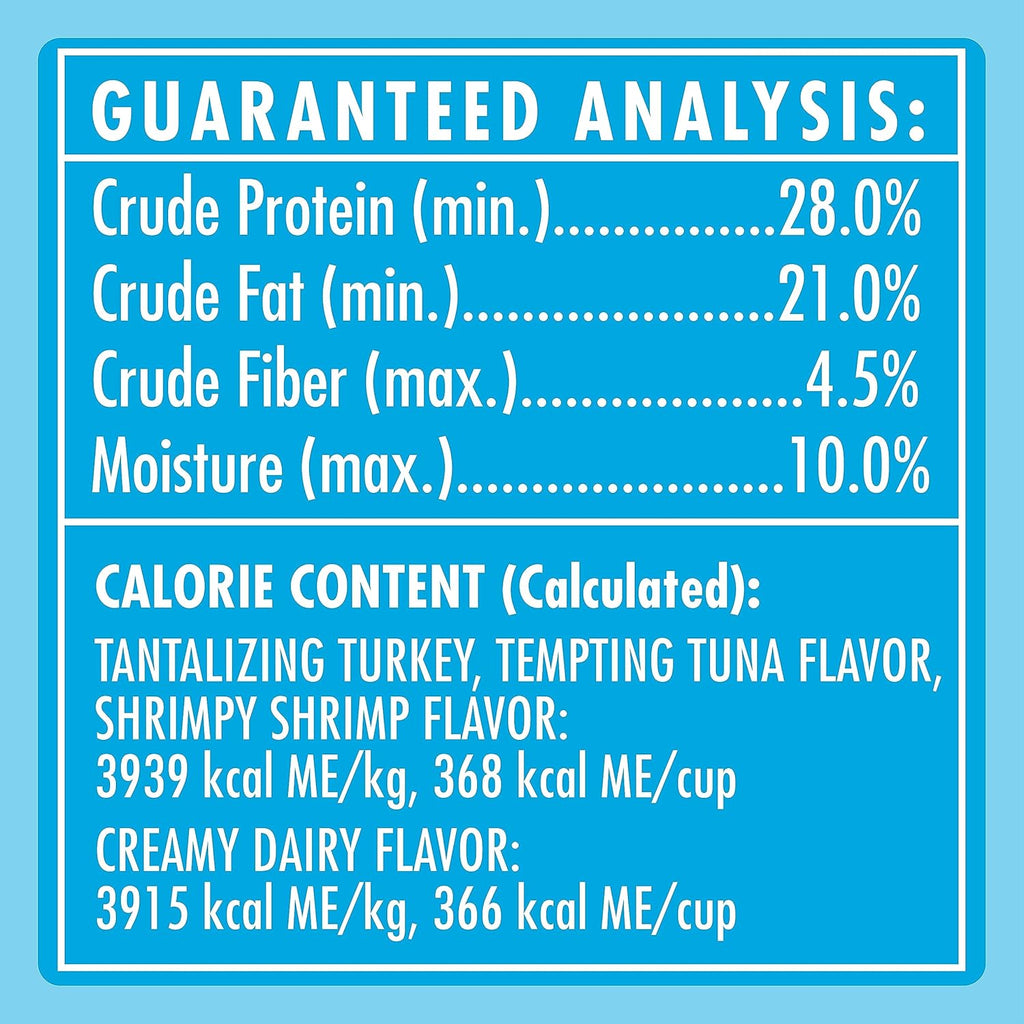 Cat Treats Classic Crunchy and Soft Cat Treats Variety Pack, 6.3 Oz. Pouches (Pack of 6)