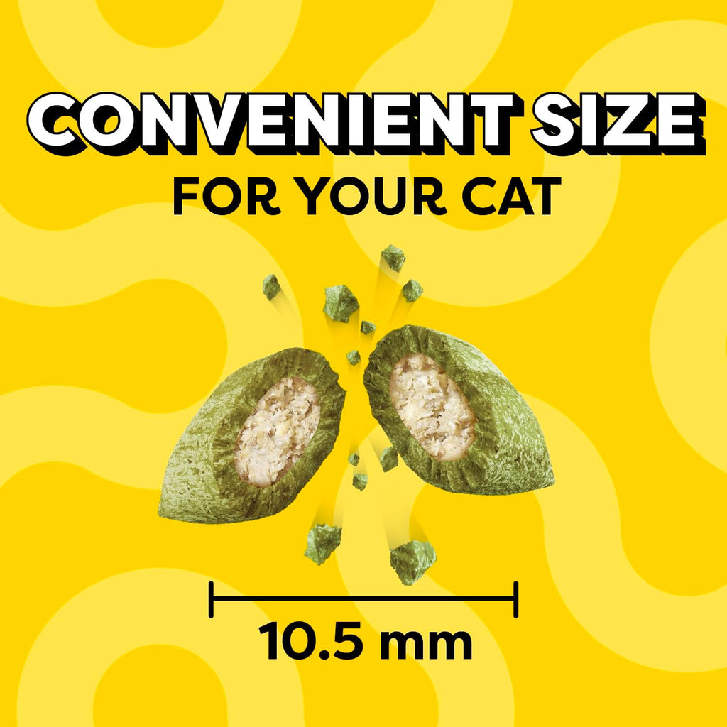 Cat Treats, Classic Crunchy and Soft Cat Treats, Blissful Catnip Flavor, Catnip Treats, 16 Oz. Tub