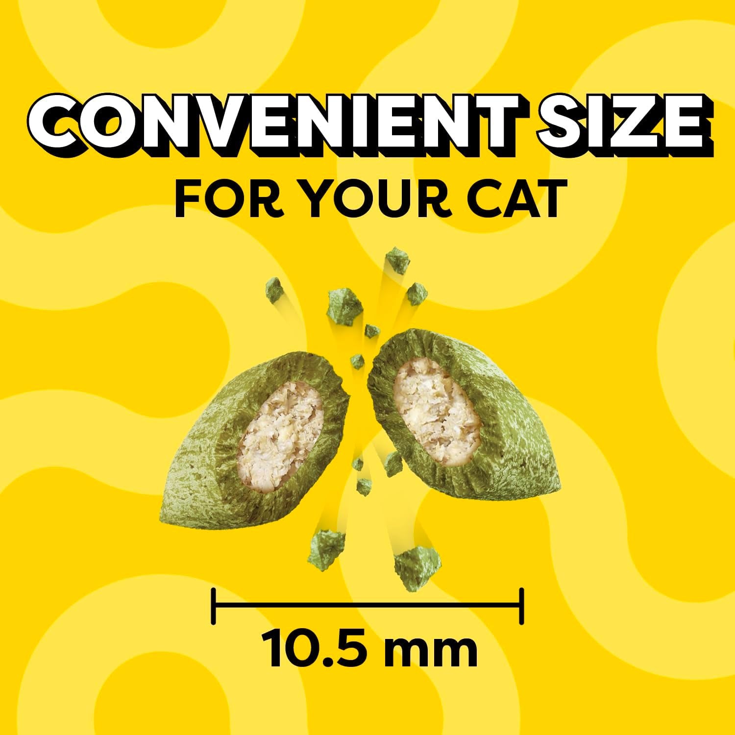 Cat Treats, Classic Crunchy and Soft Cat Treats, Blissful Catnip Flavor, Catnip Treats, 16 Oz. Tub