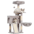 SnuggleSoft 41" Kitten Tower with Hammock and Scratching Posts