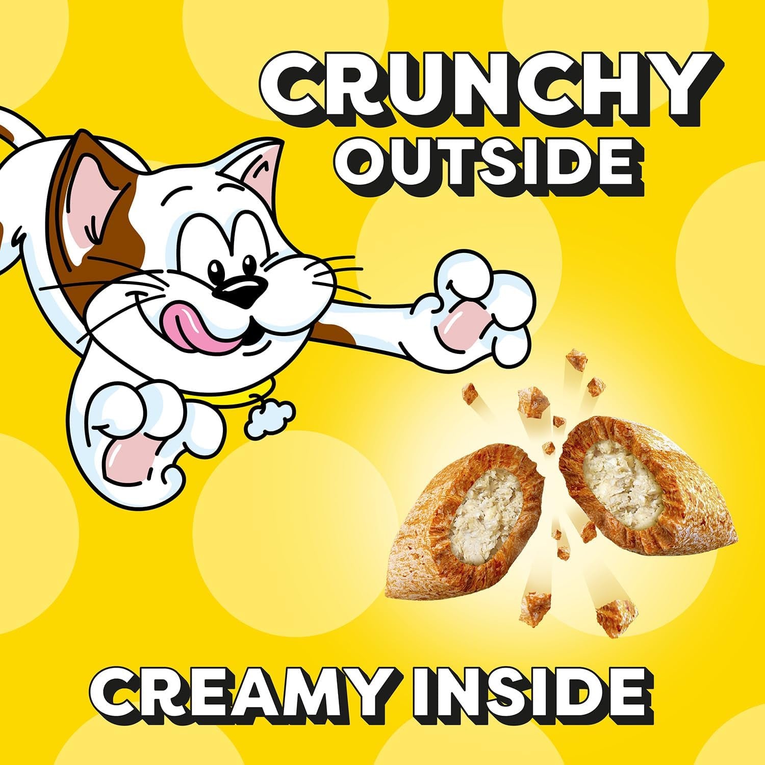 Cat Treats Classic Crunchy and Soft Cat Treats Variety Pack, 6.3 Oz. Pouches (Pack of 6)